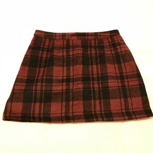 💥 RED PLAID SKIRT💥